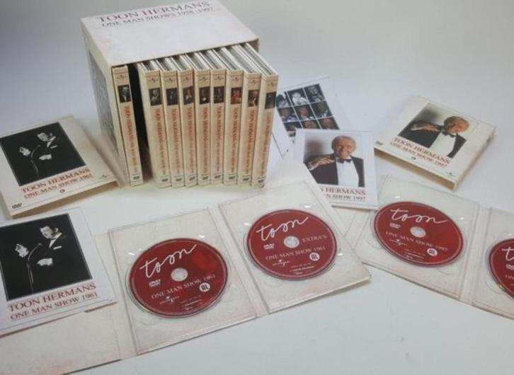 dvd box Toon Hermans, Cd's en Dvd's, Dvd's | Cabaret en Sketches, Zo goed als nieuw, Stand-up of Theatershow, Alle leeftijden