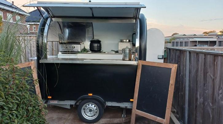 ZGAN foodtruck, verkoopwagen, snackwagen, cocktailbar, Hobby en Vrije tijd, Feestartikelen | Verhuur, Zo goed als nieuw, Verjaardag