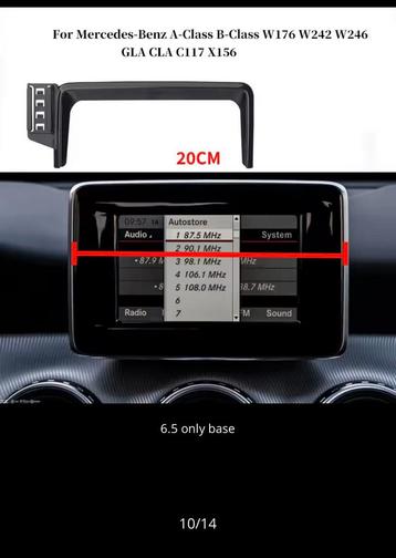 Telefoonhouder Mercedes modellen met scherm beschikbaar voor biedingen