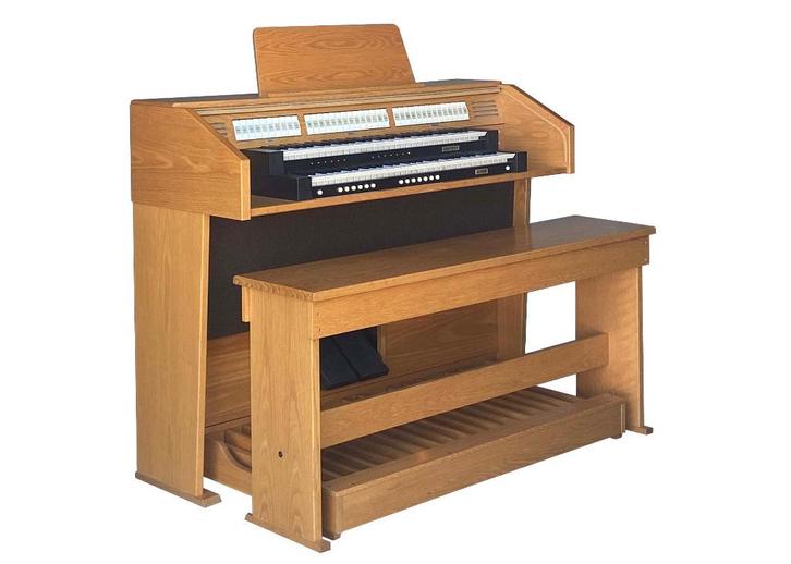 Content D1400, digitaal orgel met MIDI, compacte kast, Muziek en Instrumenten, Orgels, Gebruikt, Orgel, 2 klavieren, Ophalen