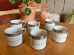 Vintage Laklain Kopjes - Set van 6, Ophalen of Verzenden, Zo goed als nieuw, Overige stijlen, Kop(pen) en/of Schotel(s)