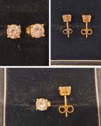 Gouden BLUSH Oorstekers (Zie Omschrijving), Sieraden, Tassen en Uiterlijk, Oorbellen, Verzenden, Nieuw, Met edelsteen, Goud