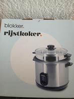 Te koop rijstkoker merk Blokker 1.8 liter rvs met stoompan, Witgoed en Apparatuur, Ophalen, Gebruikt
