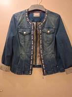 Z.g.a.n. jeansjasje mt 44, Kleding | Dames, Jasjes, Kostuums en Pakken, Ophalen of Verzenden, Zo goed als nieuw, Maat 42/44 (L)