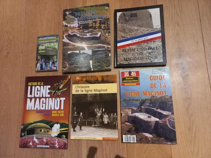 WW1/WW2 Boeken: Atlantikwall & Maginotlinie, Boeken, Oorlog en Militair, Gelezen, Tweede Wereldoorlog, Ophalen of Verzenden