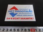 sticker Andijk vakantiedorp HET GROOTSLAG, Ophalen, Zo goed als nieuw