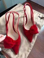 Prachtige rode Gianvito Rossi hakken, maat 39,5, Ophalen of Verzenden, Zo goed als nieuw, Rood
