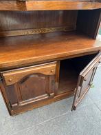 Eikenhout vitrinekast vintage, Ophalen