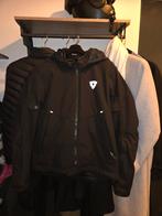 Rev'it Afterburn H2O motorjas - Zo goed als nieuw!, Kleding | Heren, Jassen | Winter, Maat 48/50 (M), Zwart, Ophalen of Verzenden
