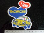 sticker I love monroe logo shock absorbers schokbrekers, Verzamelen, Verzenden, Zo goed als nieuw, Merk