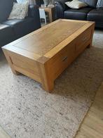 Eiken salontafel, Huis en Inrichting, Ophalen, Gebruikt, 100 tot 150 cm, 50 tot 100 cm