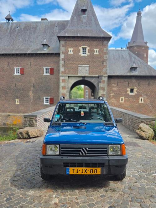 Fiat Panda 1.1 IE Selecta AUT 1998 Blauw Borbet velgen, Auto's, Fiat, Particulier, Panda, Benzine, Hatchback, Automaat, Origineel Nederlands