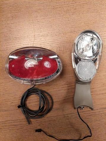 Orginele Batavus, Sparta, Koga koplamp en achterlicht set beschikbaar voor biedingen