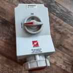 Mennekes 63A 5-polig Wandcontactdoos met Interlock – 5113A, Ophalen of Verzenden, Zo goed als nieuw