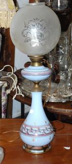 Opaline olielamp, Huis en Inrichting, Ophalen of Verzenden, Minder dan 50 cm