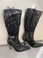 New Rock Laarzen maat 39, Kleding | Dames, Schoenen, Ophalen of Verzenden, Gedragen, Zwart, Hoge laarzen