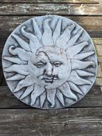 Wind/zon/maan, 3×wanddecoratie,  beton, Ophalen, Zo goed als nieuw