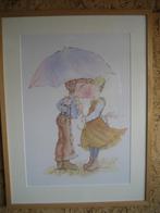Mooie ingelijste afbeelding voor kinderkamer/ 59 bij 78cm g, Ophalen, Nieuw, Wanddecoratie