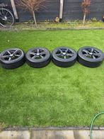 Zwarte lichtmetalen velgen 16 inch Golf 7, Ophalen, Gebruikt