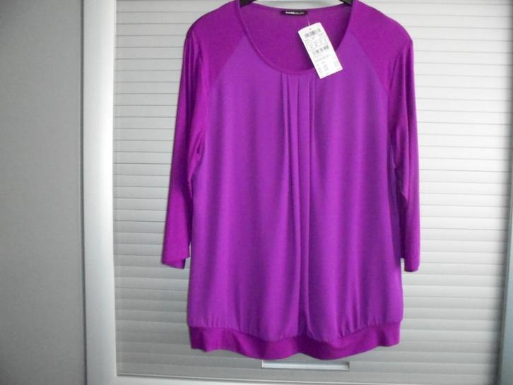 frankwalder shirt maat 48 paars nieuw, Kleding | Dames, Grote Maten, Nieuw, Shirt of Top, Paars, Ophalen of Verzenden