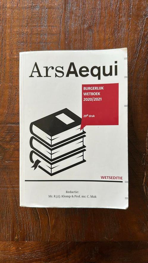 Burgerlijk wetboek 2020/2021, Boeken, Wetenschap, Zo goed als nieuw, Verzenden