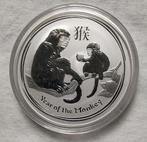 Australië 2016  Lunar II Aap Zilver 2 oz, Verzenden, Losse munt, Zilver