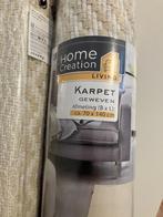 2 stuks NIEUW Karpet geweven 70 x 140, Huis en Inrichting, Stoffering | Tapijten en Kleden, Ophalen, 100 tot 150 cm, Beige, Nieuw