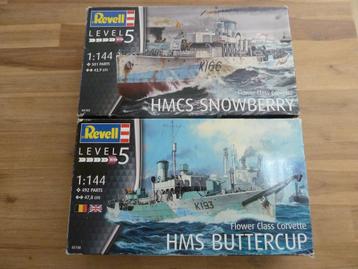 Revell Flower Class corvettes, schaal 1:144 beschikbaar voor biedingen