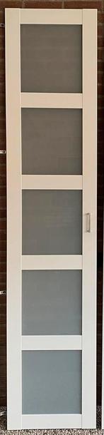 IKEA PAX Kast deur, frosted glas/wit, 50x229 cm, Ophalen, 200 cm of meer, 50 tot 100 cm, Zo goed als nieuw
