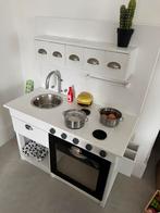 Geweldig houten keuken speelgoedkeuken met oven, lades, Ophalen, Zo goed als nieuw