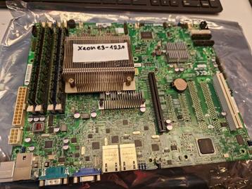 Supermicro x9SCI-ln4f + Xeon E3-1220 + 16GB RAM + Cooler beschikbaar voor biedingen