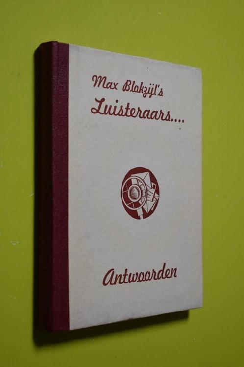 Luisteraars............. Max Blokzijl's antwoorden- 1e druk-, Verzamelen, Militaria | Tweede Wereldoorlog, Overige soorten, Boek of Tijdschrift