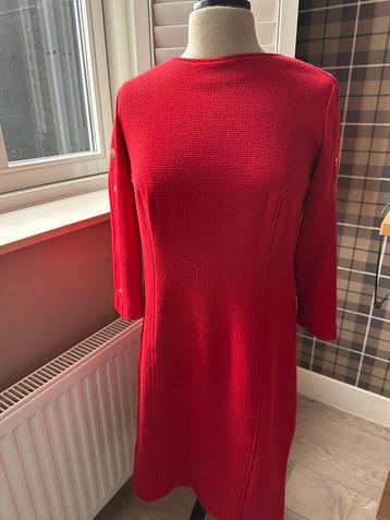 Caroline Biss - Lux jurkje - mt 42 - Rood - driekwart mouw beschikbaar voor biedingen