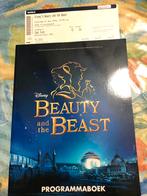 Programma boek Disney beauty and the beast circus theater, Ophalen of Verzenden, Assepoester of Belle, Zo goed als nieuw, Overige typen