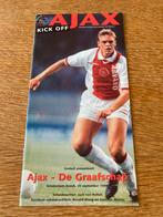 programma AJAX-DE GRAAFSCHAP 20-9-1998, Verzamelen, Sportartikelen en Voetbal, Boek of Tijdschrift, Zo goed als nieuw, Ajax, Verzenden
