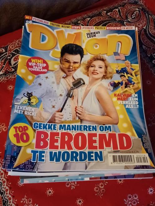 Dylan Haegens bladen, strip en handtekeningen kaart, Boeken, Tijdschriften en Kranten, Zo goed als nieuw, Ophalen of Verzenden