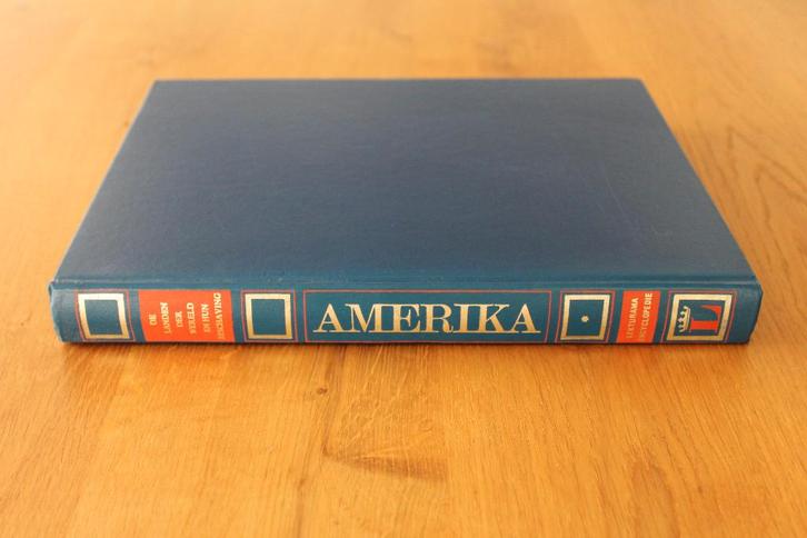 AMERIKA - De landen der wereld en hun beschaving / Lekturama, Boeken, Encyclopedieën, Gelezen, Los deel, Overige onderwerpen, Ophalen of Verzenden