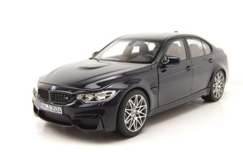 1:18 BMW M3 Competition uit 2018 Blauw metallic Norev, Hobby en Vrije tijd, Modelauto's | 1:18, Nieuw, Auto, Norev, Ophalen of Verzenden