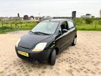 Chevrolet Matiz 0.8 2007 Zwart, Auto's, Chevrolet, Origineel Nederlands, Te koop, 5 stoelen, Benzine