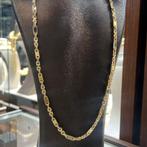 14k gouden kingsley schakel ketting flat magnum, Ophalen of Verzenden, Zo goed als nieuw, Goud