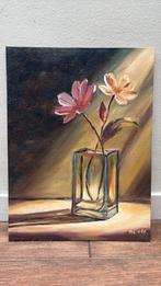 Olieverf schilderij 30x40 op canvasbord., Antiek en Kunst, Ophalen