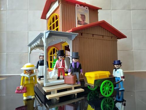 Playmobil Western W-522 Hotel New Frontier, Kinderen en Baby's, Speelgoed | Playmobil, Zo goed als nieuw, Complete set, Ophalen of Verzenden
