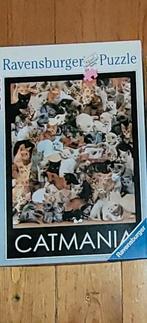 Puzzel ravensburger catmania 1000 stukjes, Ophalen of Verzenden, Zo goed als nieuw