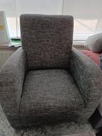 Grijze fauteuil, Huis en Inrichting, Fauteuils, Ophalen, Zo goed als nieuw, 75 tot 100 cm, 50 tot 75 cm