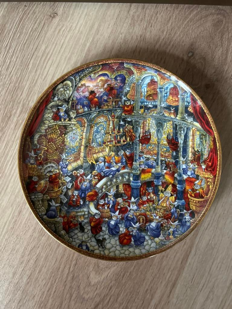 Antiek holy cats bord, Antiek en Kunst, Antiek | Wandborden en Tegels, Ophalen