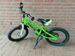 Kinderfiets Kawasaki groen 16 inch, Ophalen, Gebruikt, 16 tot 20 inch