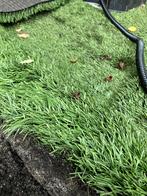 Kunstgras Stroken - 1,5x5 plus rest totaal 3,5x5m, Tuin en Terras, Gras en Kunstgras, Ophalen, Gebruikt, 10 tot 20 m², Kunstgras