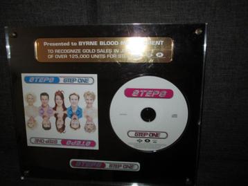 Original Steps "Step One" Gold Record Award Sales Disc beschikbaar voor biedingen