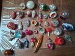 van oma's zolder nostalgische oude glazen kerstballen /35 st, Ophalen, Gebruikt