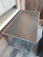 Gratis ophalen tafel tuintafel 80x145cm, Tuin en Terras, Zonneschermen, Ophalen, Zo goed als nieuw, Knikarmscherm